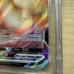 Pokemon Shining Fated Eevee Vmax Full Art Stamp Error #SWSH087 CGC 6.5 - Image 4