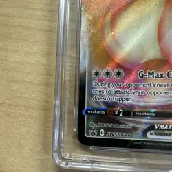 Pokemon Shining Fated Eevee Vmax Full Art Stamp Error #SWSH087 CGC 6.5 - Image 5