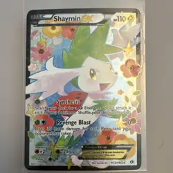 Pokemon Shaymin EX 106/108 Roaring Skies Full Art Ultra Rare Holo HP110 English - Image 1