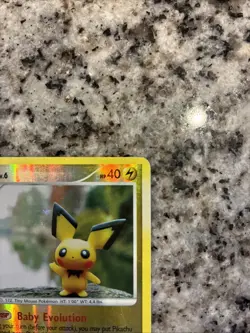 Pichu - 93/123 - Common - Reverse Holo English Pokemon Mysterious Treasures - Image 3