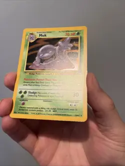 Vintage Pokemon - Muk 13/62 - Fossil - Rare Holo - MP/LP - Image 3