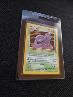 Pokemon TCG Muk Fossil 13/62 Holo Unlimited LP-MP - Image 4