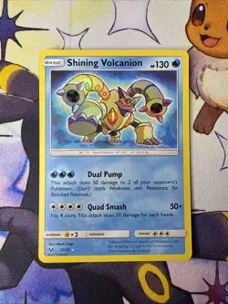 Pokemon TCG Shining Volcanion Shining Legends 27/73 Holo Shiny Holo Rare - Image 1