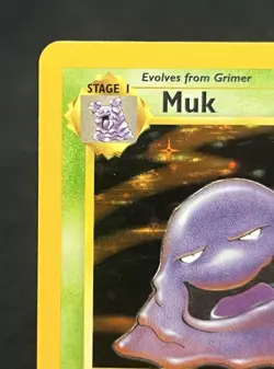 Pokemon TCG Muk 13/62 Fossil Holo ~LP~ - Image 3