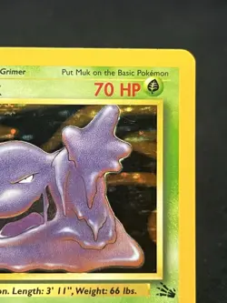 Pokemon TCG Muk 13/62 Fossil Holo ~LP~ - Image 4