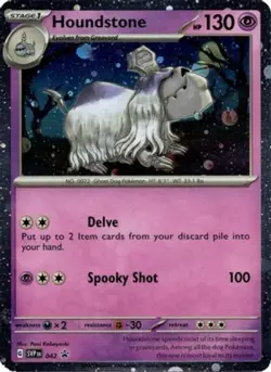 1x (NM) Houndstone - SVP042 - SVP Black Star Promos - Cosmos Holo Promos Pokemon - Image 1