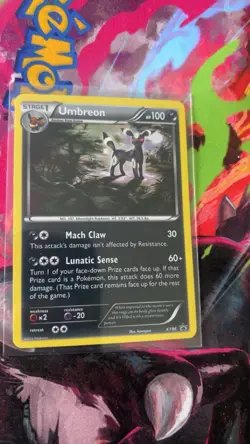 Pokemon Umbreon XY96 Black Star Promo Holo Rare 2016 - Image 1
