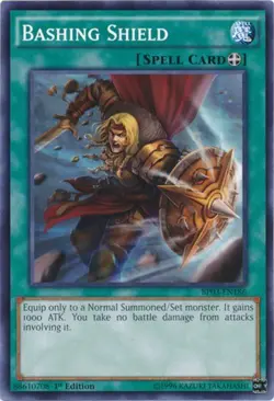 1x (NM) Bashing Shield - BP03-EN186 - Common - 1st Edition YuGiOh - Image 1