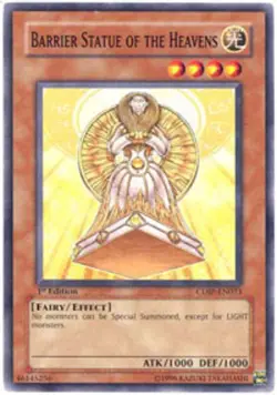 1x (P) Barrier Statue of the Heavens - CDIP-EN023 - Common - 1st Edition YuGiOh - Image 1