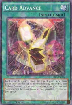 1x (P) Card Advance - BP03-EN185 - Shatterfoil - 1st Edition YuGiOh - Image 1