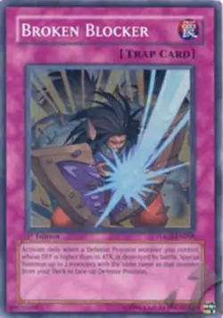 1x (NM) Broken Blocker - TDGS-EN069 - Super Rare - Unlimited Edition YuGiOh - Image 1