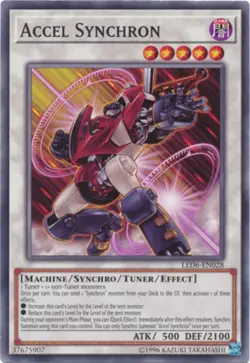 1x (NM) Accel Synchron - LED6-EN028 - Common - Unlimited Edition YuGiOh - Image 1