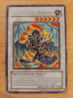 Iron Chain Dragon - CSOC-EN040 - Very Lightly Played VLP - Rare - Unlimited - Image 1