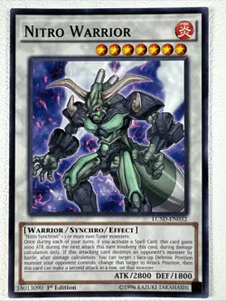 Yugioh Nitro Warrior LC5D-EN032 Common 1st Edition NM Legendary Collection 5D’s - Image 1