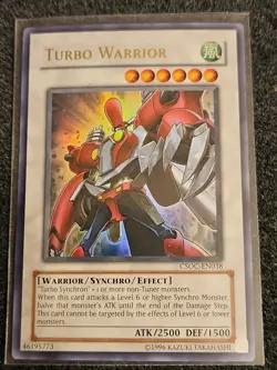 1X NM Turbo Warrior - CSOC-EN038 - Ultra Rare Unlimited - Image 1