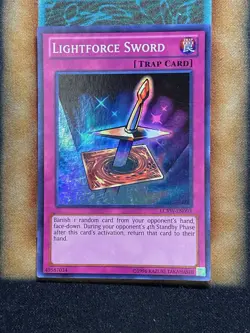 Yugioh Lightforce Sword LCYW-EN093 Super Rare NM - Image 1