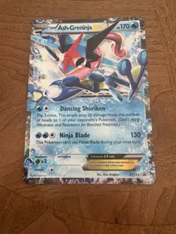 Pokemon Ash-Greninja EX Promo Holo Jumbo Oversized Card XY133 - Image 1