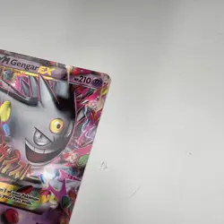 Pokemon TCG M Gengar EX Black Star Promo Card XY166 Shiny Holo - Image 3