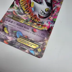 Pokemon TCG M Gengar EX Black Star Promo Card XY166 Shiny Holo - Image 5