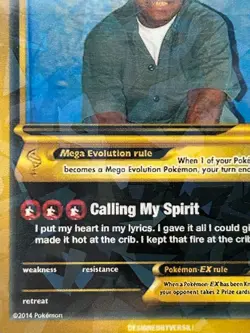 Exclusive Custom Made Kodak Black Pokemon Card - Image 2