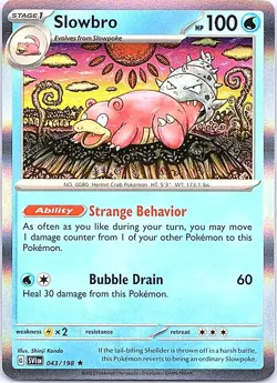 Slowbro Rare Prize Pack Series Cards 043/198 NM - Image 1