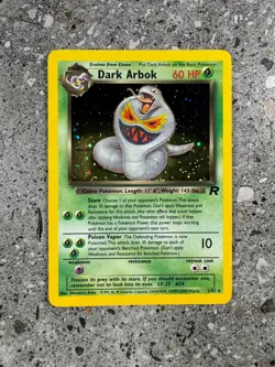 Pokemon TCG Cards Dark Arbok 2/82 Team Rocket Holo Rare - Image 1