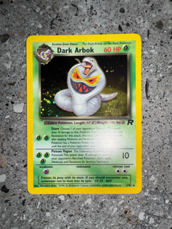 Pokemon TCG Cards Dark Arbok 2/82 Team Rocket Holo Rare - Image 4