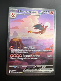 Charizard ex - 199/165 - Pokemon 151 Special Illustration Rare Card NM - Image 1