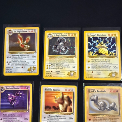 Pokemon WOTC Gym Heroes Partial Complete Set 44 Card Lot LP/HP with Holos - Image 3
