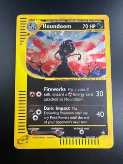 Houndoom - H11/H32 - Pokemon Aquapolis Holo Rare Card MP - Image 1