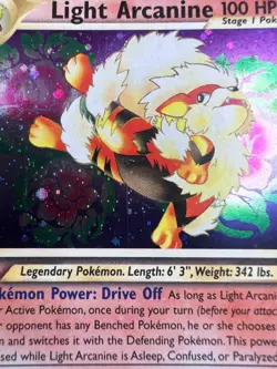 Light Arcanine - 12/105 - Pokemon Neo Destiny Unlimited Holo Rare Card WOTC NM - Image 2