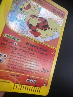 Arcanine - H2/H32 - Pokemon Aquapolis Holo Rare Card MP - Image 2