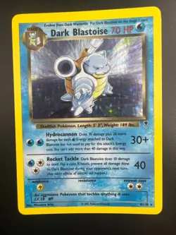 Dark Blastoise - 4/110 - Pokemon Legendary Collection Holo Rare Card NM - Image 1