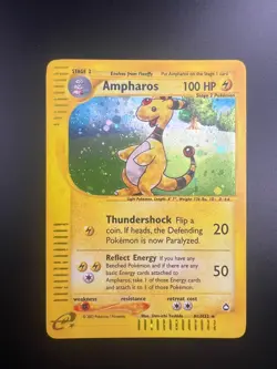 Ampharos - H1/H32 - Pokemon Aquapolis Holo Rare Card NM - Image 1