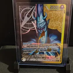 Bandai One Piece CCG Gecko Moria Leader Foil Card OP14-080 - Image 3