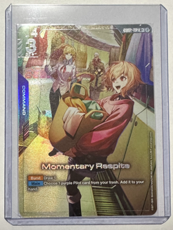 Gundam Card Game - TCG Momentary Respite R+ GD02-112 Dual Impact - Image 1