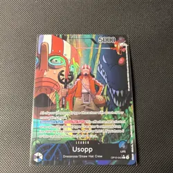One Piece CCG Usopp Leader OP10-042 5000 Card Stock Standard One Piece Franchise - Image 1