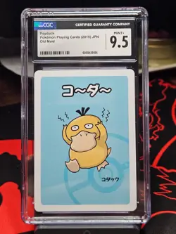 2019 Psyduck Old Maid Japanese Red Back Promo Playing card CGC 9.5 - Image 1
