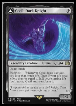 FINAL FANTASY #445 Cecil, Dark Knight (Extended Art) - Image 1