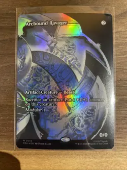 2026 MTG TMNT ARCBOUND RAVAGER #0014 BORDERLESS SURGE FOIL MYTHIC RARE NM - Image 1