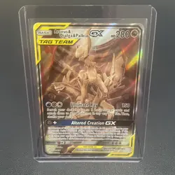 Arceus & Dialga & Palkia GX Tag Team 221/236- SM Cosmic Eclipse- Pokemon TCG- MP - Image 1