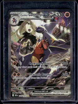 NM Cynthia’s Garchomp ex 232/182 Destined Rivals SIR Holo Pokemon Card - Image 1