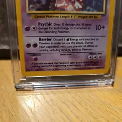 Pokemon TCG Mewtwo Base Set 10/102 Holo Foil Rare Moderate Play Classic - Image 5