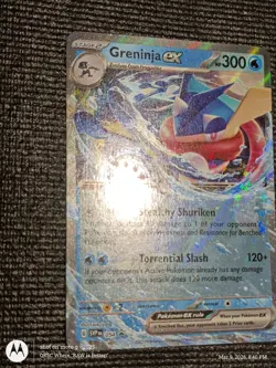 2023 Pokemon - BLACK STAR PROMO - GRENINJA ex #054 - FULL ART HOLO - MINT - Image 3