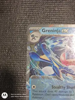 2023 Pokemon - BLACK STAR PROMO - GRENINJA ex #054 - FULL ART HOLO - MINT - Image 4