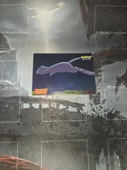 Legends Pokemon Topps Mewtwo Strikes Back #1 Foil Blue Label Mew Movie Animation - Image 2