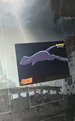 Legends Pokemon Topps Mewtwo Strikes Back #1 Foil Blue Label Mew Movie Animation - Image 3