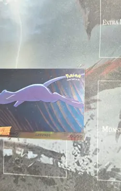 Legends Pokemon Topps Mewtwo Strikes Back #1 Foil Blue Label Mew Movie Animation - Image 4