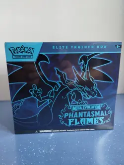 Pokemon TCG Mega Evolution Phantasmal Flames Elite Trainer Box Sealed SHIPS FREE - Image 1