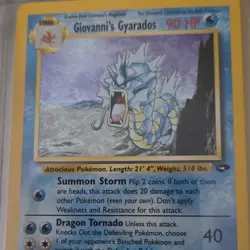 Pokemon Giovanni's Gyarados Gym Challenge 5/132 Holo Rare 90 HP English - Image 1